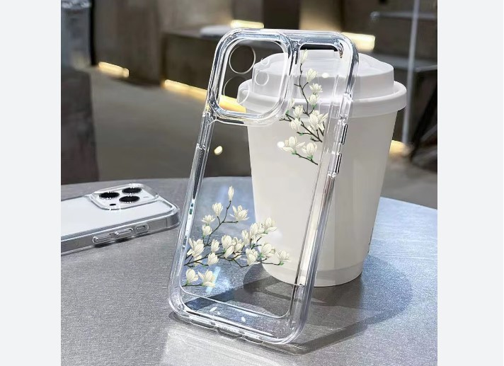 прозрачный чехол на айфон 11 с принтом